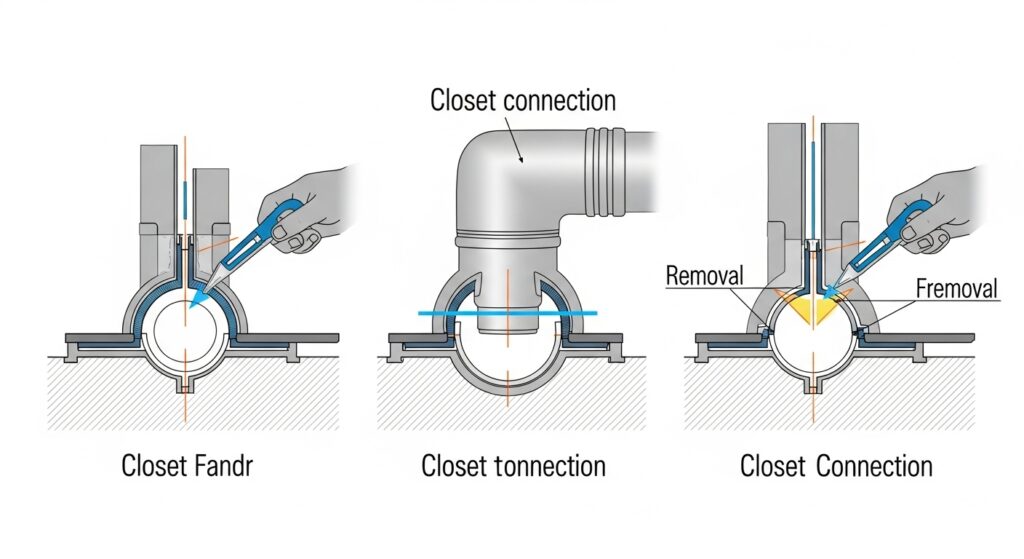 Remove a Closet Flange